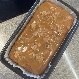 Rich results on Google's SERP when searching for 'toffee. apple cake'