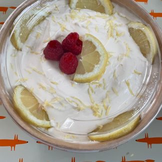 Rich results in Google's SERP when searching for 'lemon cheesecake'