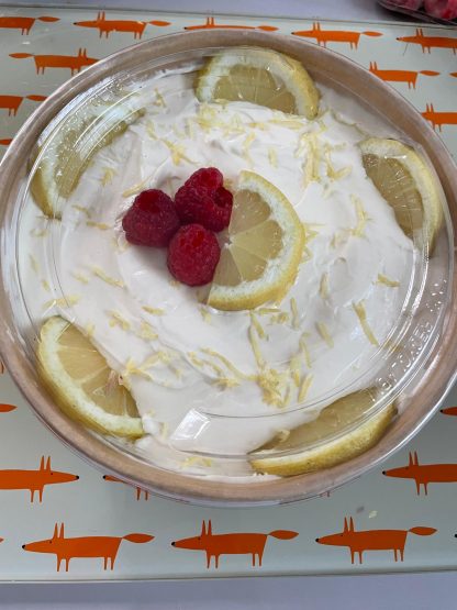 Rich results in Google's SERP when searching for 'lemon cheesecake'