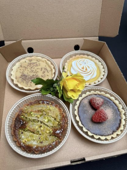 Rich results in Google's SERP when searching for 'Individual Pear & Pistachio Tart'