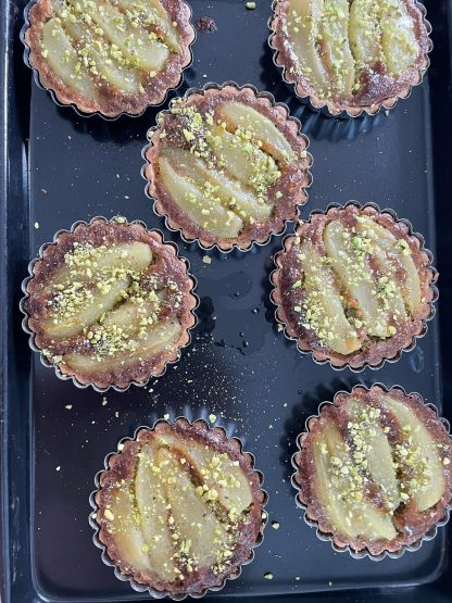 Rich results in Google's SERP when searching for 'Individual Pear & Pistachio Tart'