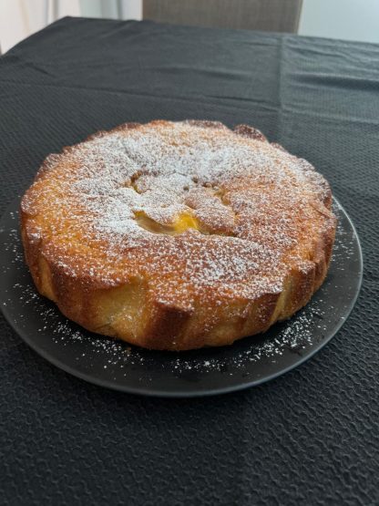Rich results in Google's SERP when searching for 'rhubarb and custard cake'