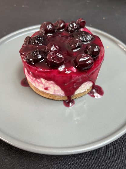 Rich results on Google's SERP when searching for 'Individual Blueberry Cheesecake'