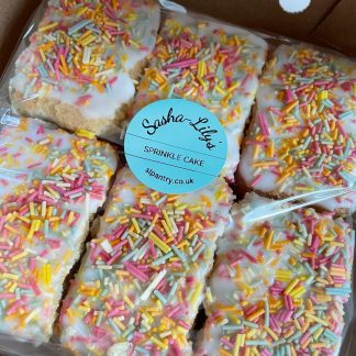Rich results on Google's SERP when searching for 'Box of Sprinkle Cake'