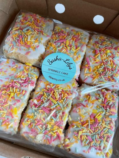 Rich results on Google's SERP when searching for 'Box of Sprinkle Cake'