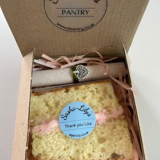 1 Cake Slice and Message Scroll